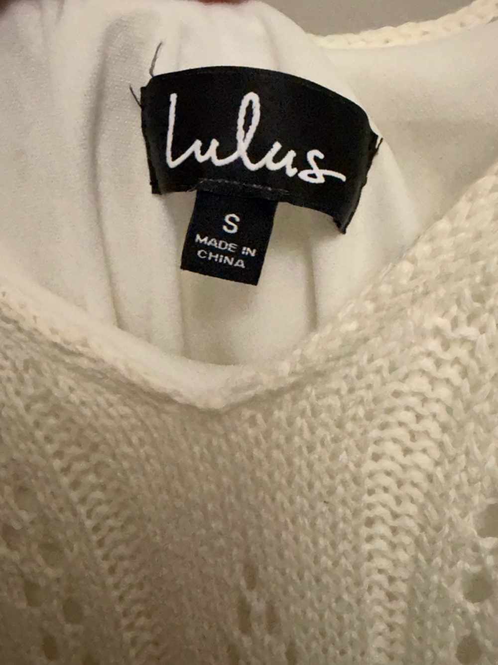 Lulus Pointelle Me A Secret Cream Knit Midi Dress - Picture 6 of 7